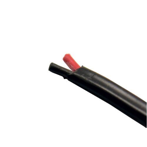 Motorcycle Loom Electrical Wire Red-Black Twin Core 3MM X 30M
