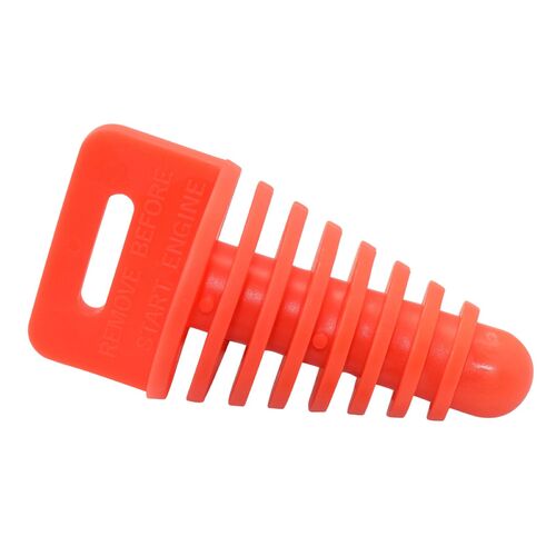 Exhaust Plug Midsize Orange
