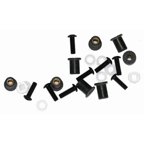Fairing Screw Kit Kawasaki Black