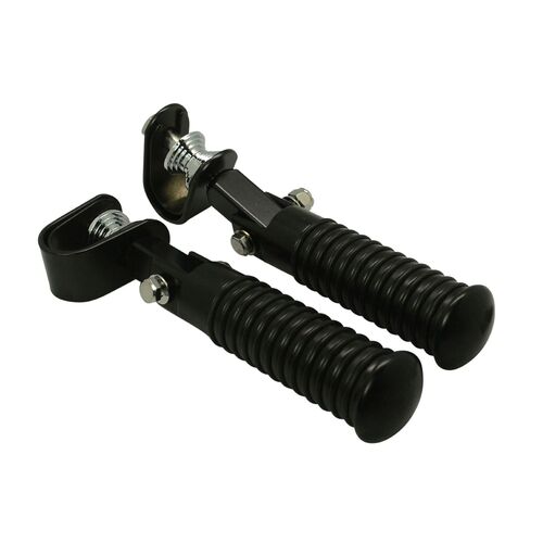 O Ring Clamp On Footpeg Black 