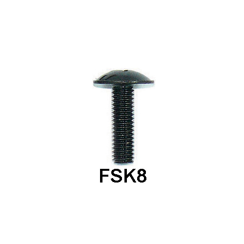 Kawasaki 6 X 20 Black Fairing Screw (10 Card)