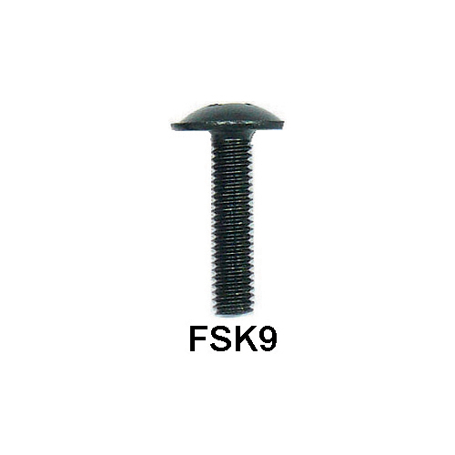 Kawasaki 6 X 25 Fairing Screw Black (10 Card)