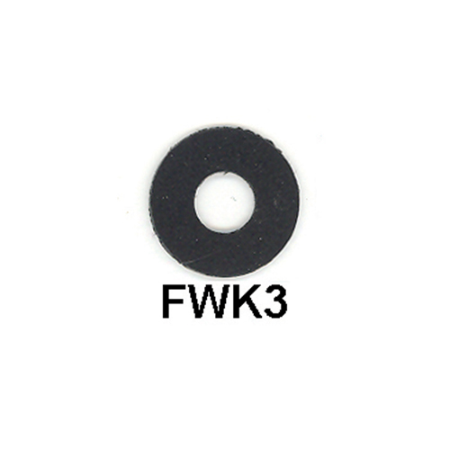 6.25 X 15 X 1 Fairing Washer Black (20 Bag)