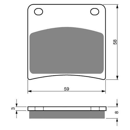 BRAKE PADS GOLDFREN GF027 - S3