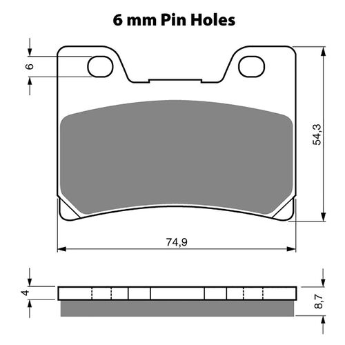 BRAKE PADS GOLDFREN GF045 - S3