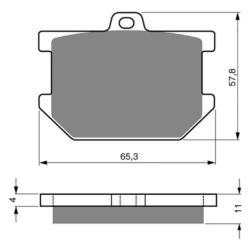 BRAKE PADS GOLDFREN GF082 - S3