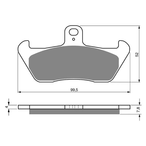 BRAKE PADS GOLDFREN GF089 - S3