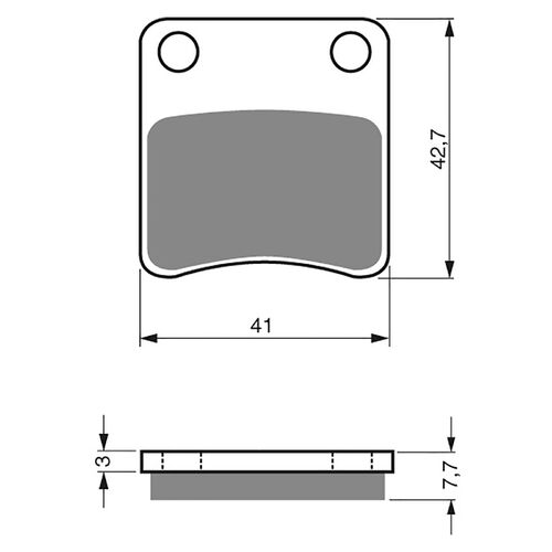 Brake Pads Goldfren GF110 - S3