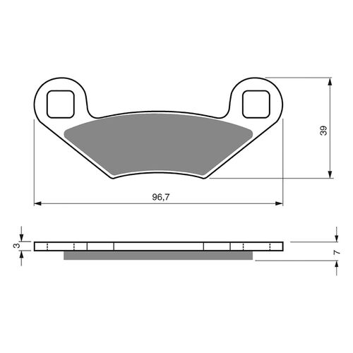 Brake Pads Goldfren GF162 - K5