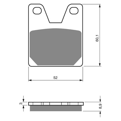 BRAKE PADS GOLDFREN GF169 - S3