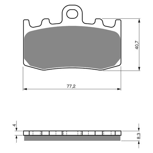 Brake Pads Goldfren GF196 - S3