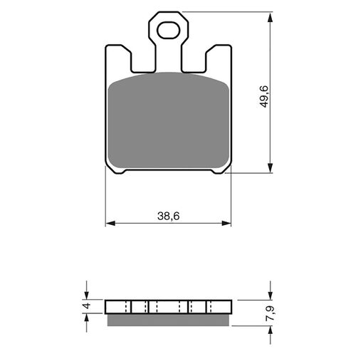 BRAKE PADS GOLDFREN GF200 - S3
