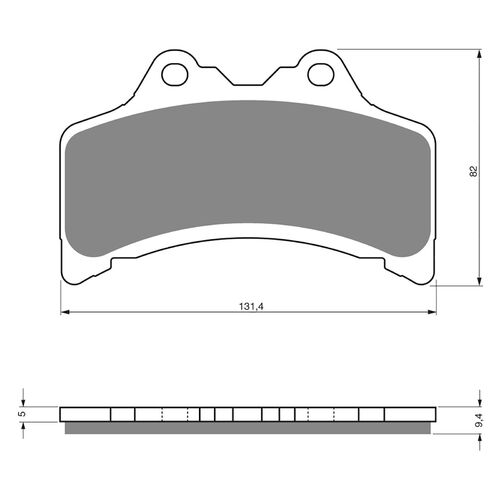 BRAKE PADS GOLDFREN GF204 - S3