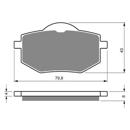 BRAKE PADS GOLDFREN GF322 - S3
