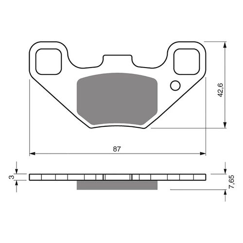 Front Brake Pads Goldfren GF342 - K5
