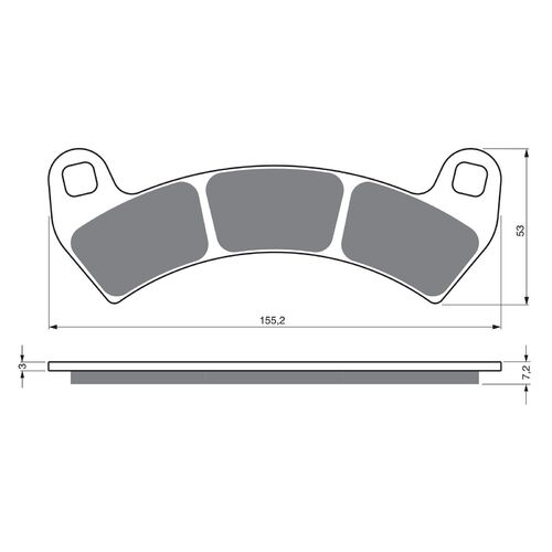 Front Brake Pads Goldfren GF391 - K5