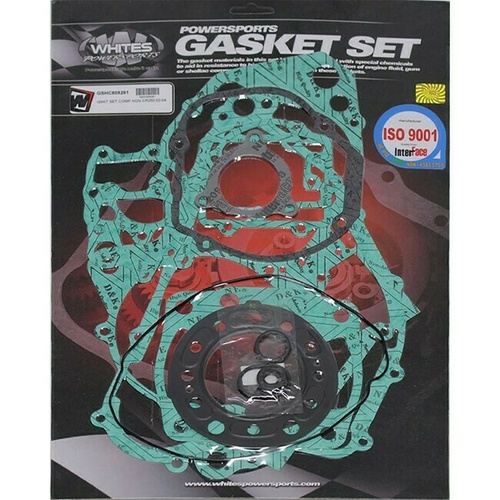 Whites Complete Top Bottom Gasket Kit for Honda CR250R CR 250R 2002-2004