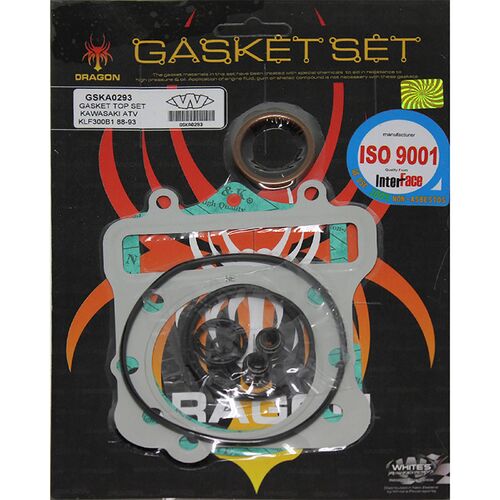 WHITES GASKET SET TOP KAW KLF300B/C 88-05