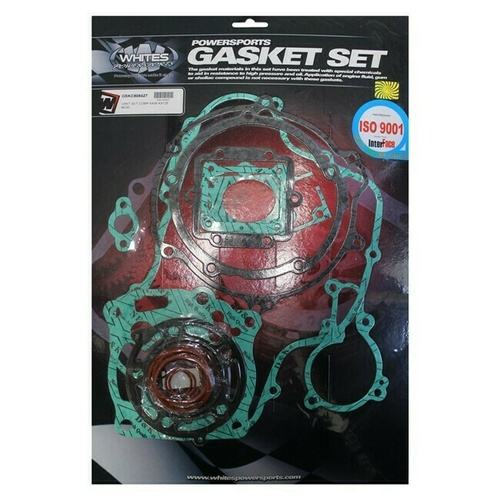 Whites Complete Top Bottom Gasket Kit for Kawasaki KX125 1998-2000