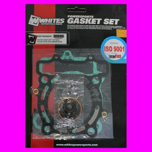 Whites Top End Rebuild Gasket Kit for Kawasaki KX250F KXF250 2004-2008