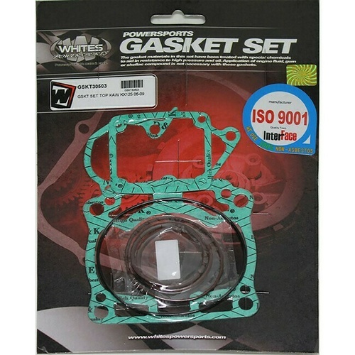 Whites Top End Rebuild Gasket Kit for Kawasaki KX125 KX 125 2006-2008