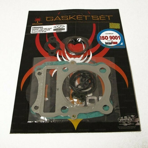 Whites Top End Rebuild Gasket Kit for Suzuki LT-F250 Quadrunner 2x4 1988-1994