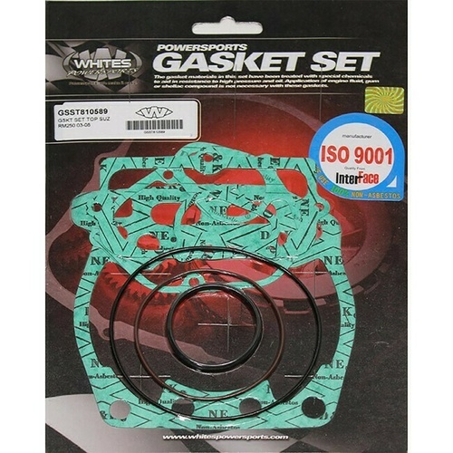 Whites Top End Rebuild Gasket Kit for Suzuki RM250 RM 250 2003-2008