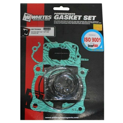 Whites Top End Rebuild Gasket Kit for Yamaha YZ125 YZ 125 2001-2004