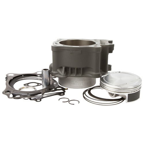 Big Bore Cylinder Kit HON TRX450R 04-05 (+3mm) makes 479cc 10.5:1 Uses Piston V-23531. Includes (Cylinder, Piston, Rings, Pin, Clips, Gaskets)