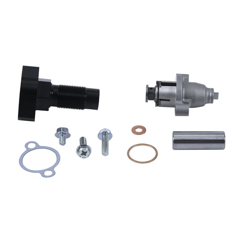 Cam Chain Tensioner Converts the Polaris OEM hydraulic cam chain tensioner to a mechanical automatic cam chain tensioner
