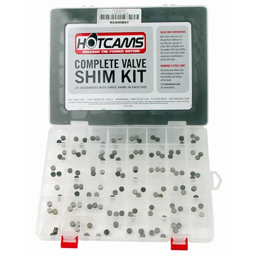 7.48mm Complete shim kit for Husqvarna TE450 2005 to 2010