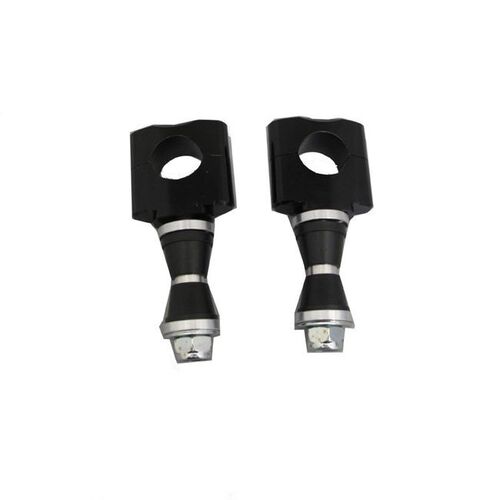 Handlebar Mount TAPER w/RUBBERS BLK for Kawasaki KX85 Big Wheel 2001 to 2020
