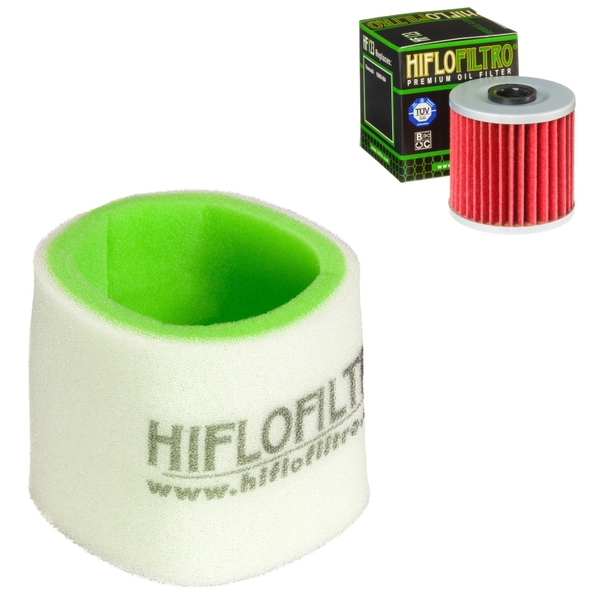 Hiflofiltro Oil and Air Filter for Kawasaki KLF250 Bayou 2003-2011