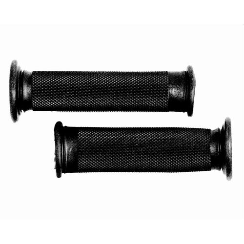 Sports Bike Grips | 130mm Long | Black | Closed End
