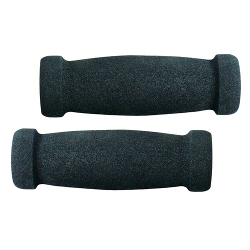 Grips, Foam, Black for Yamaha Honda Suzuki Kawasaki Anti Vibration Road Touring