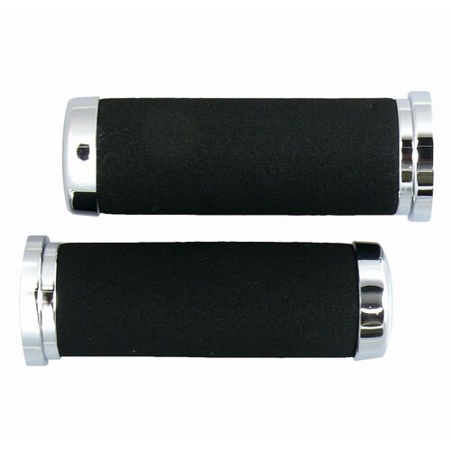 Cruiser Foam Grips With Chrome End Cap 1" | 25mm Bars