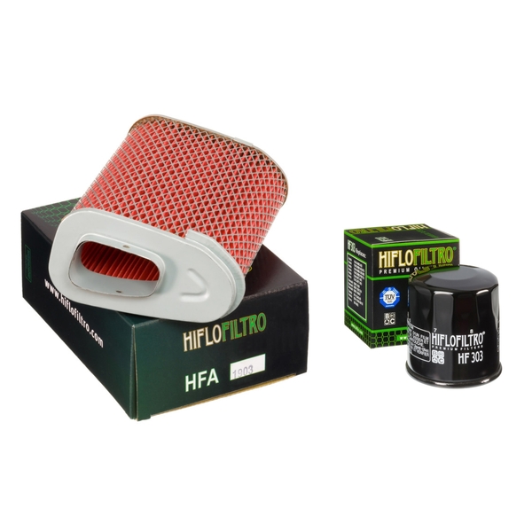 Hiflofiltro Air + Oil Filter for Honda CBR1000F 1987-1999