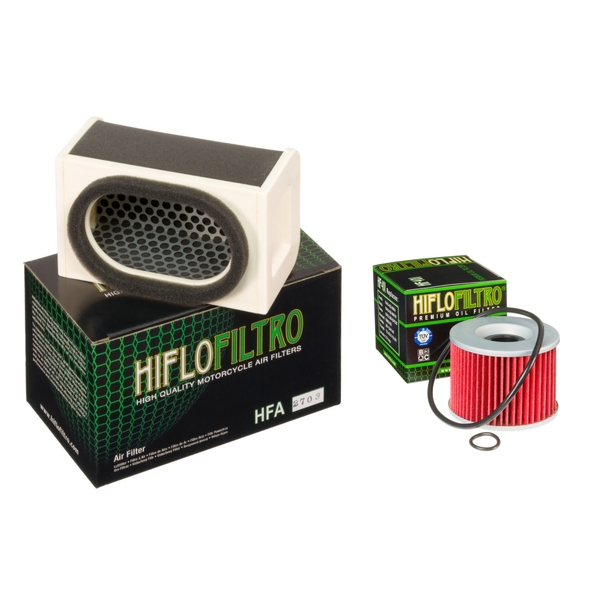 Hiflofiltro Air + Oil Filter for Kawasaki ZR750 (ZEPHYR) 1991-1998