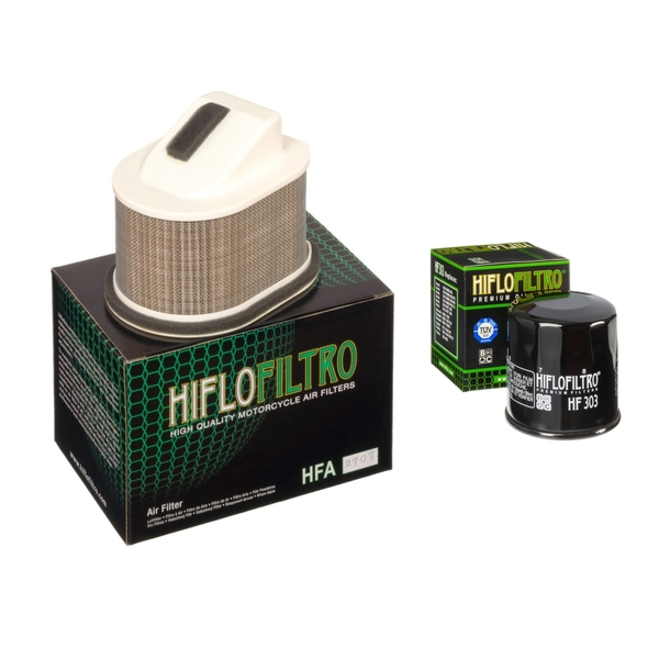 Hiflofiltro Air + Oil Filter for Kawasaki Z750 2007-2009