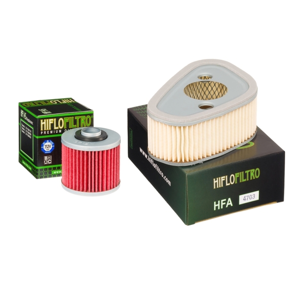 Hiflofiltro Air + Oil Filter for Yamaha XV1000R (TR-1 CHAIN DRIVE) 1981-1982