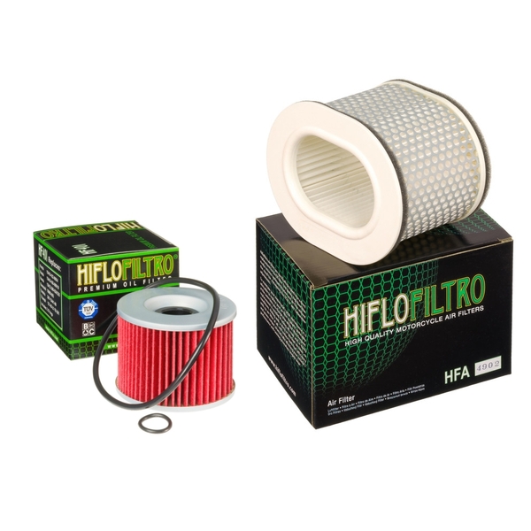 Hiflofiltro Air + Oil Filter for Yamaha FZR1000 1989-1990