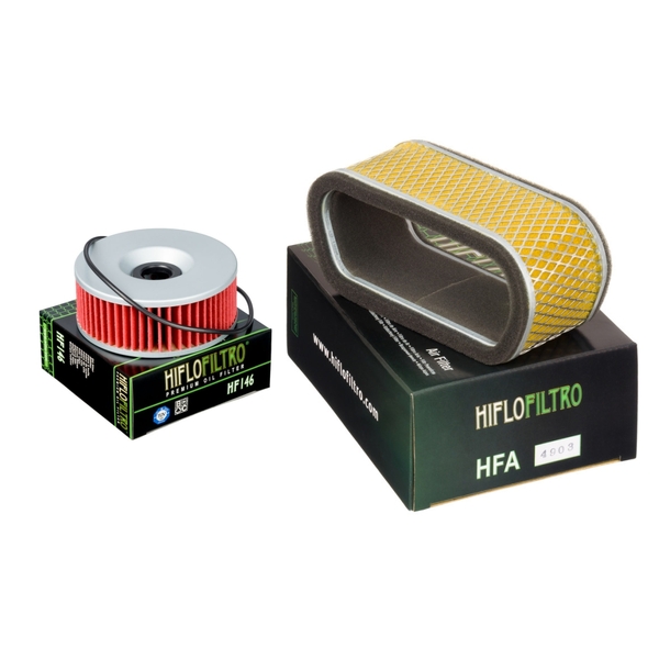 Hiflofiltro Air + Oil Filter for Yamaha XS1100R 1981