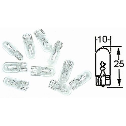 One Instrument Bulb Wedge Base 12V 4W