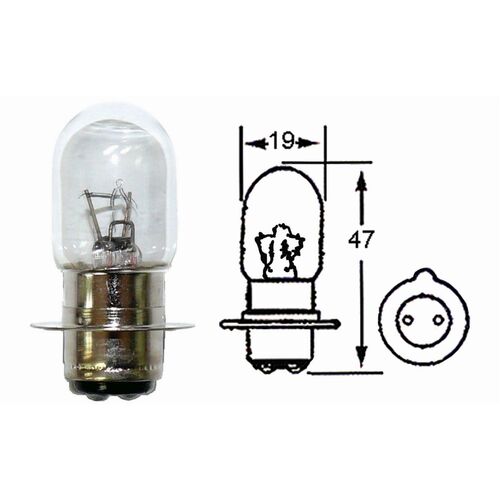 One Bulb 1 pin 12V 35/35W