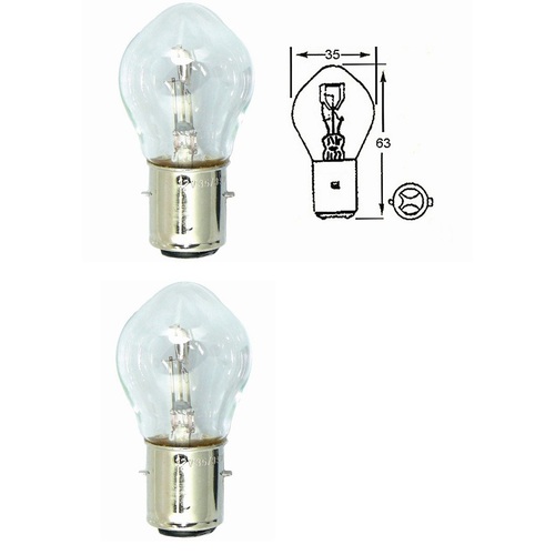 Pair Of Headlight Bulb for Honda CT110 1999 to 2013 12V