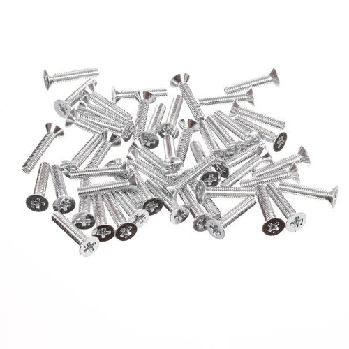 WHITES SCREW 4X20 FLAT C/SUNK PKT=50 (thread pitch 4 x 0.7)