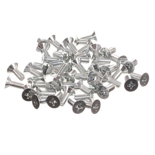 WHITES SCREW 6X15 FLAT C/SUNK PKT=50 (thread pitch 6 x 1.0)