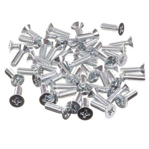 WHITES SCREW 6X20 FLAT C/SUNK PKT=50 (thread pitch 6 x 1.0)