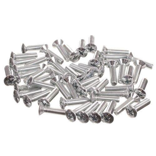 WHITES SCREW 5X20 OVAL C/SUNK PKT=50 (thread pitch 5 x 0.8)