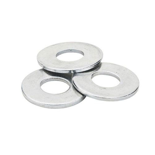 WHITES WASHER FLAT ZP 5MM PKT=50